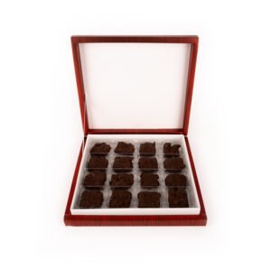 Bitter Çikolatalı Kaplı Kayısı Çekirdekli Kapadokya Çikolatası 220 Gr