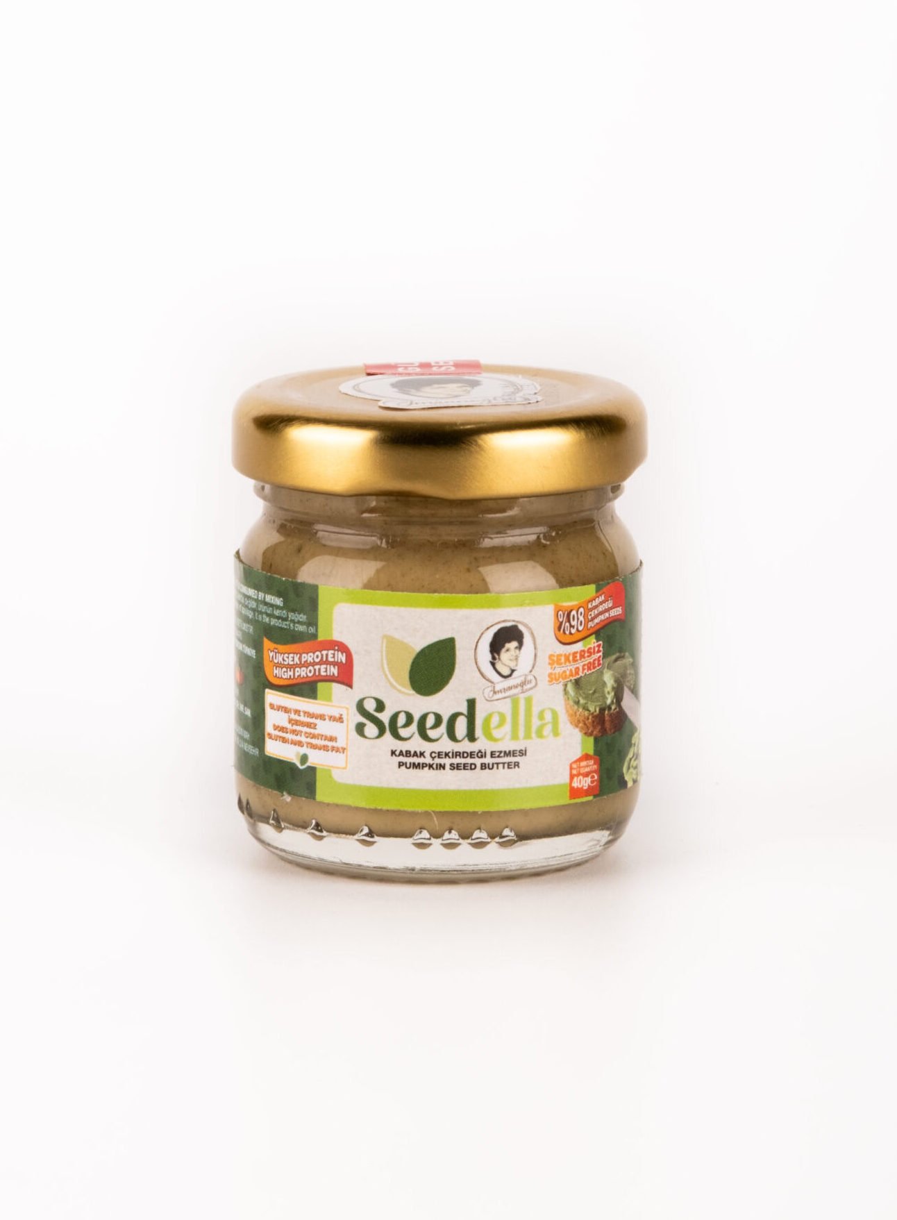 Şekersiz Kabak Çekirdeği Ezmesi 40 Gr